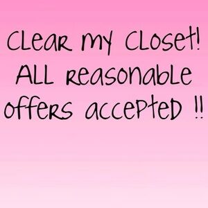Closet Clear Out - All Reasonable Offers Welcome